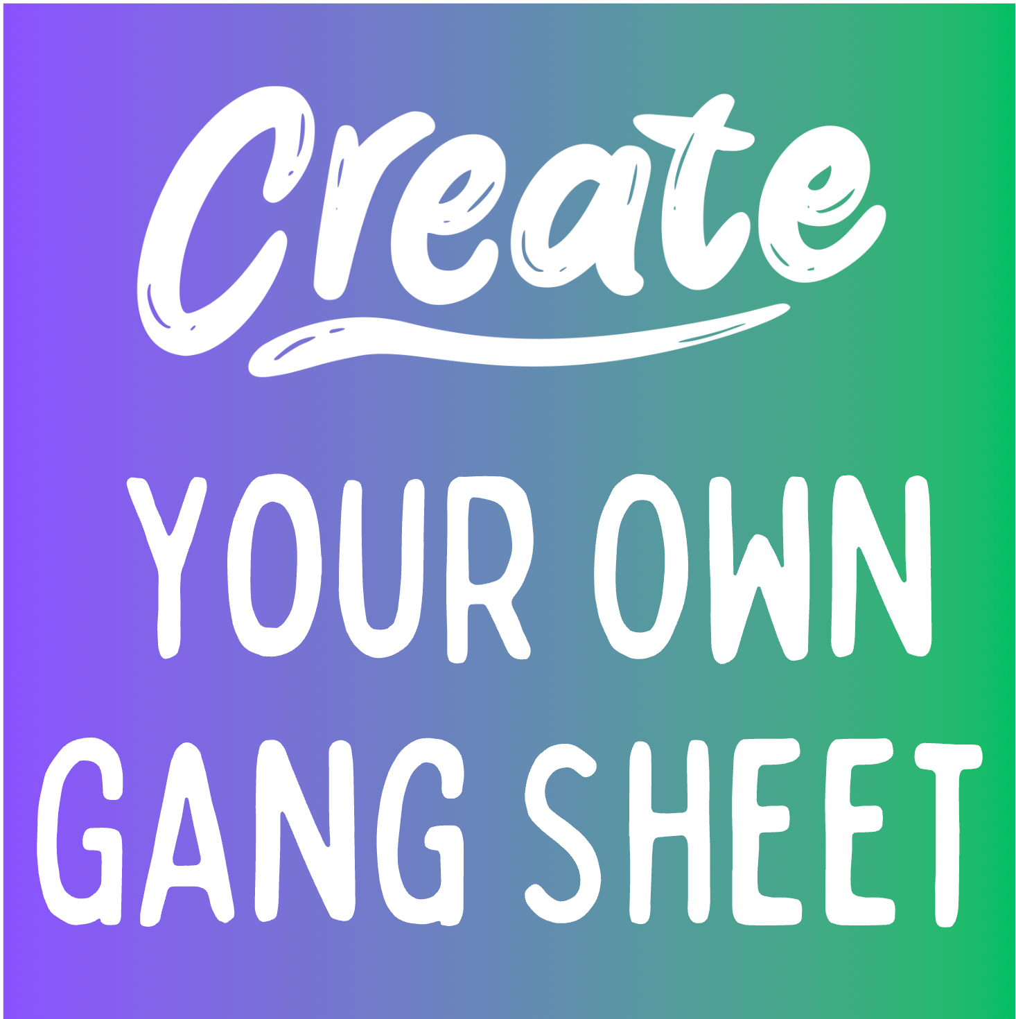 Create your own DTF gang sheet